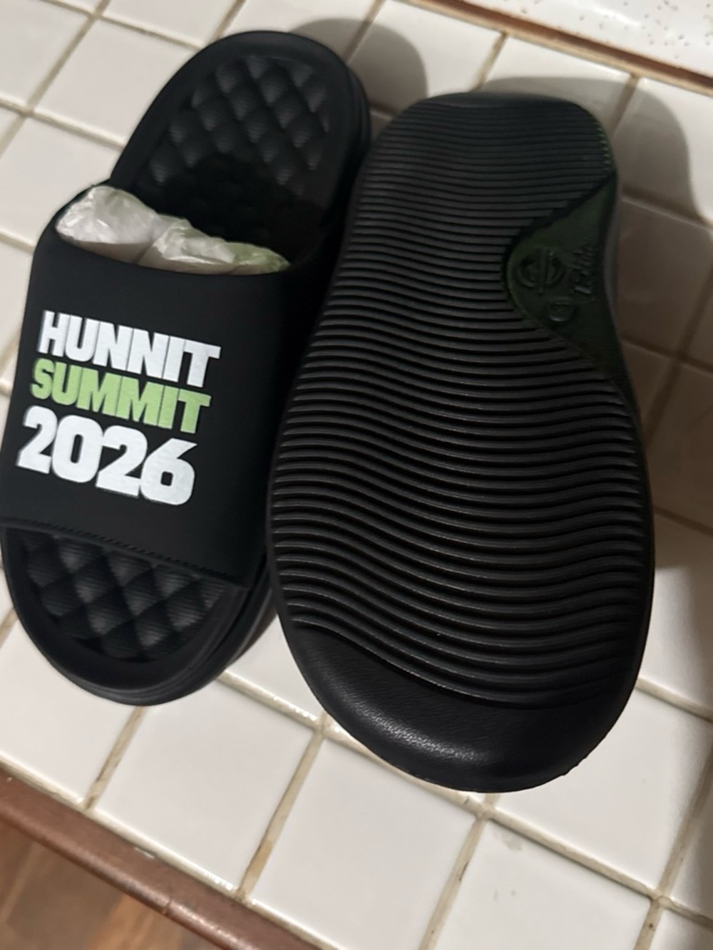 Black Slide Sandals
